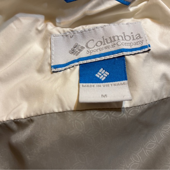 Columbia Women's Soft White Puffer Jacket M Warm Chic Warm Fall-Winter BaseLayer - Picture 12 of 14